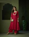 K 1324 By Naisha Mul Chanderi Kurti With Bottom Dupatta